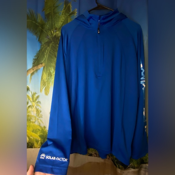 Habit Outdoor - Men's Small Hooded 1/4 Zip Performance Layer/Long Sleeve - Picture 2 of 10